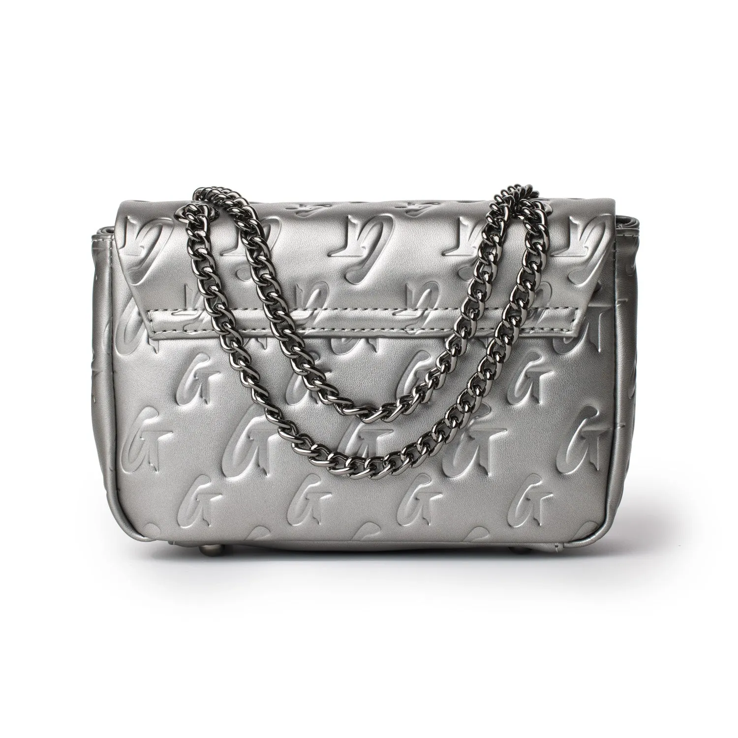 MONOGRAM MINI CLASSIC FLAP BAG PLATINUM
