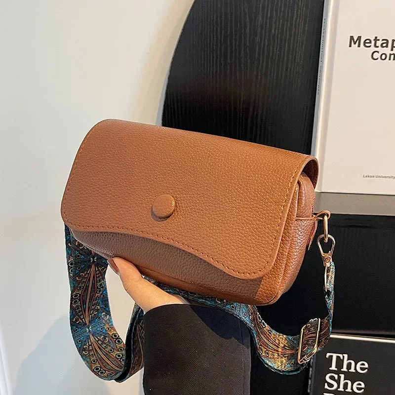 Mqtime Small and high-end retro shoulder crossbody bag for women's summer  new versatile ins fashion casual underarm bag