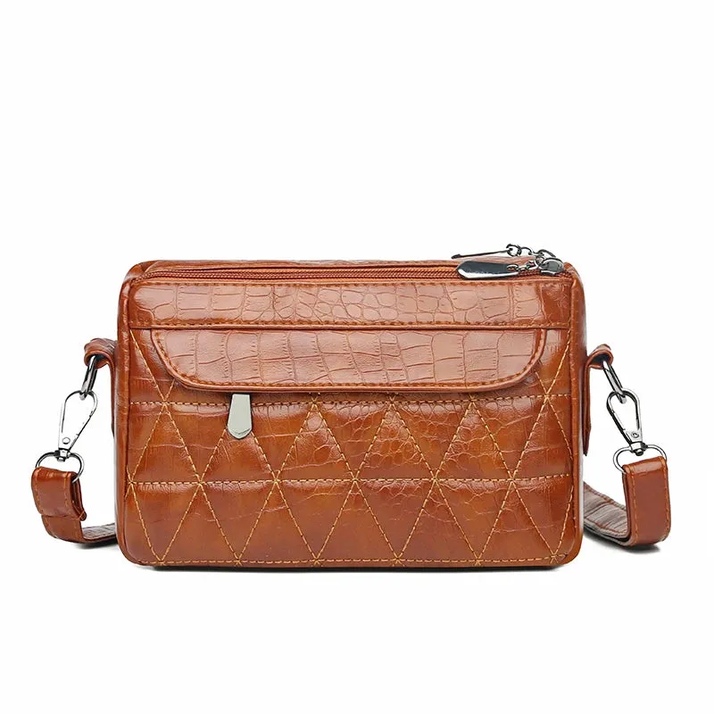 New Fashion High Quality Woman Messenger Bag Luxury Soft Leather Handbags