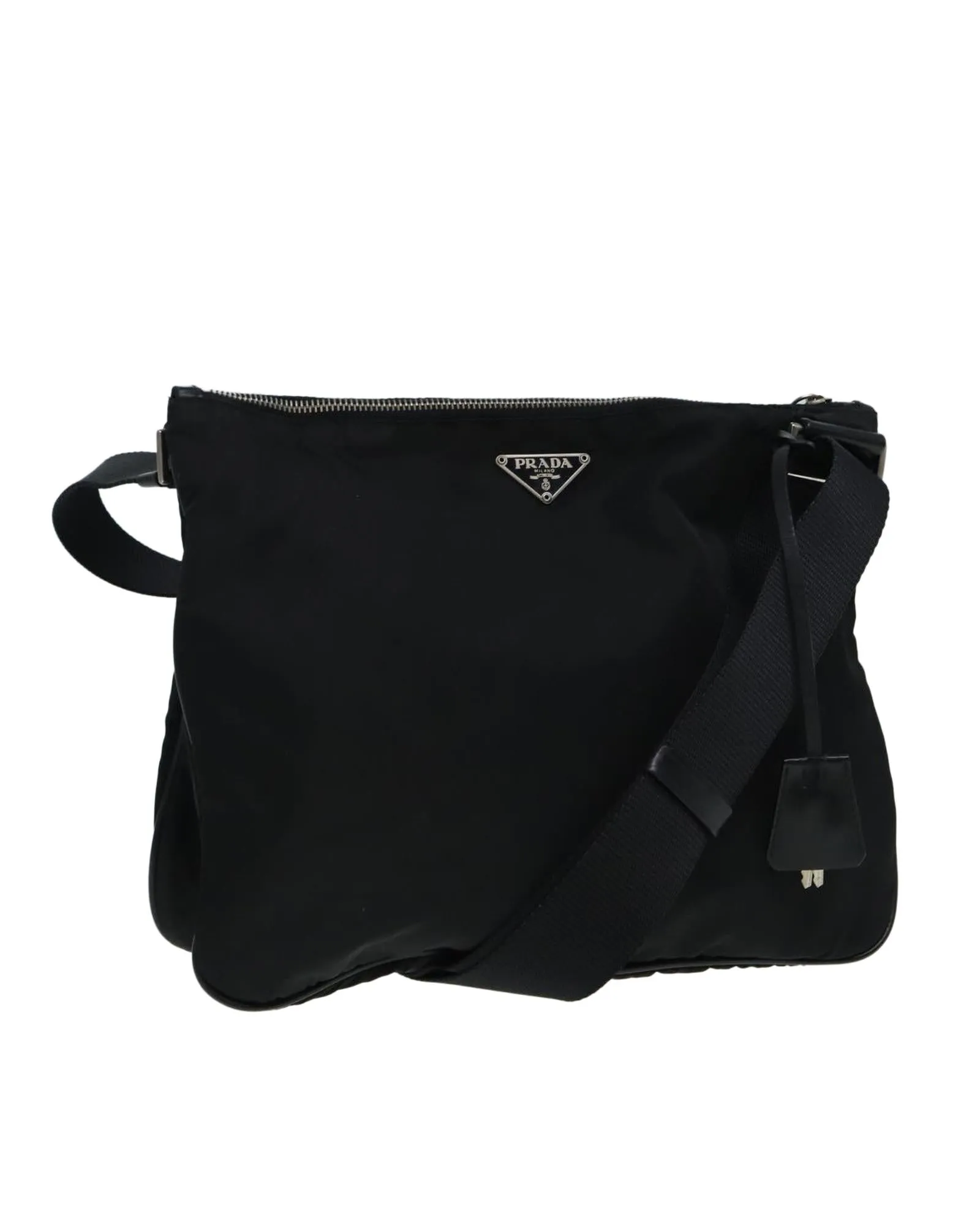 Nylon Shoulder Bag with Classic Design