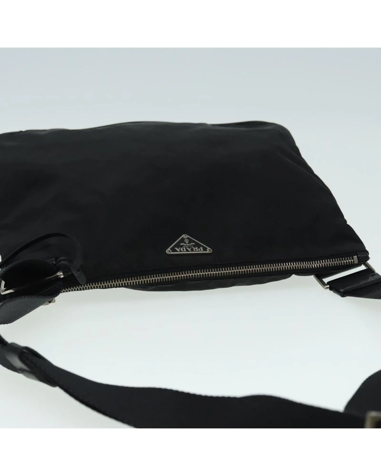 Nylon Shoulder Bag with Classic Design