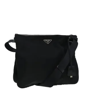 Nylon Shoulder Bag with Classic Design