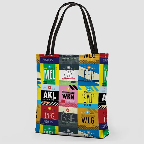 Oceania Airports - Tote Bag