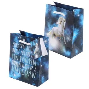 Pack of 6 - Cosmic Unicorn Design Party Gift Bags 14 x 6 x 11cm (Pk6)