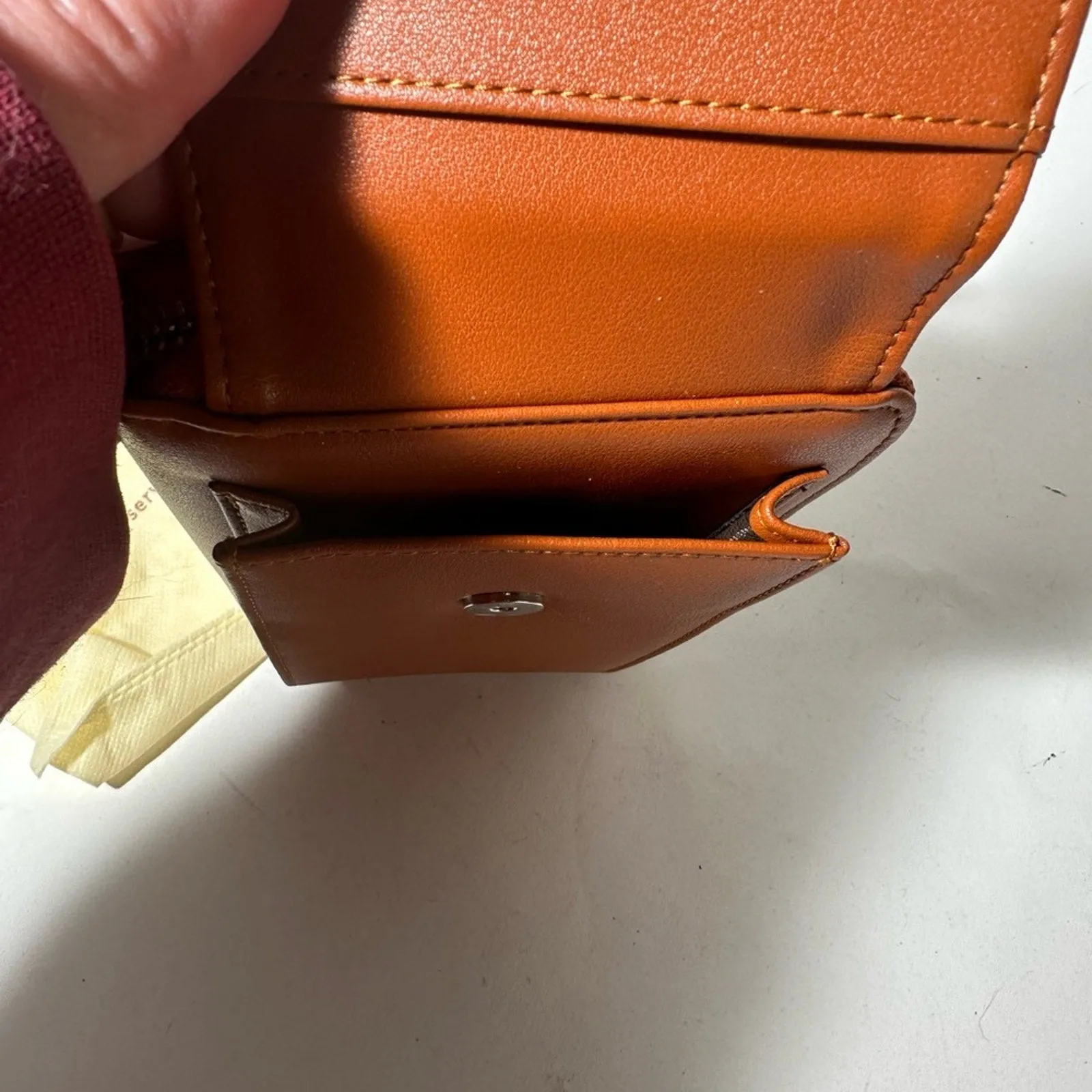 Palm Angels Brown Leather Crossbody Bag with Minimalist Design