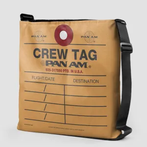 Pan Am - Crew Tag - Tote Bag