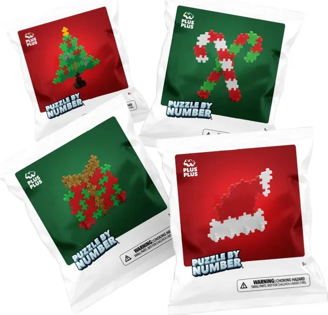 Plus Plus Puzzle By Number: Holiday