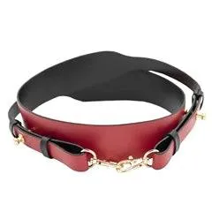 Reversible Guitar Strap - Black & Red