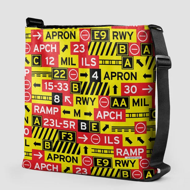Runway Signs - Tote Bag