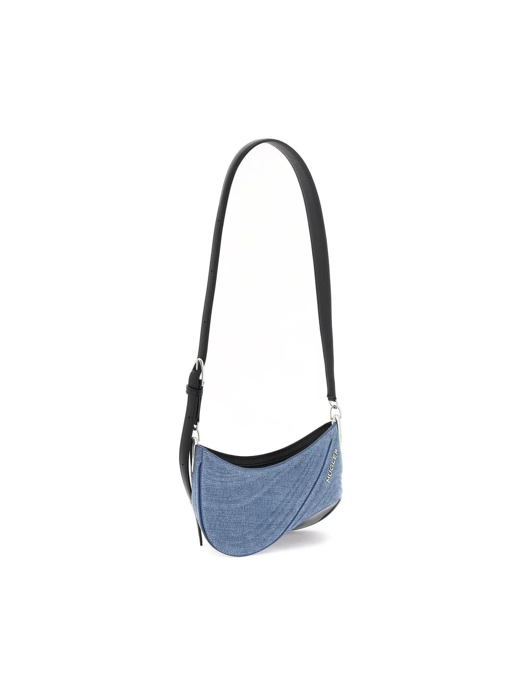 Spiral Curve Denim Bag