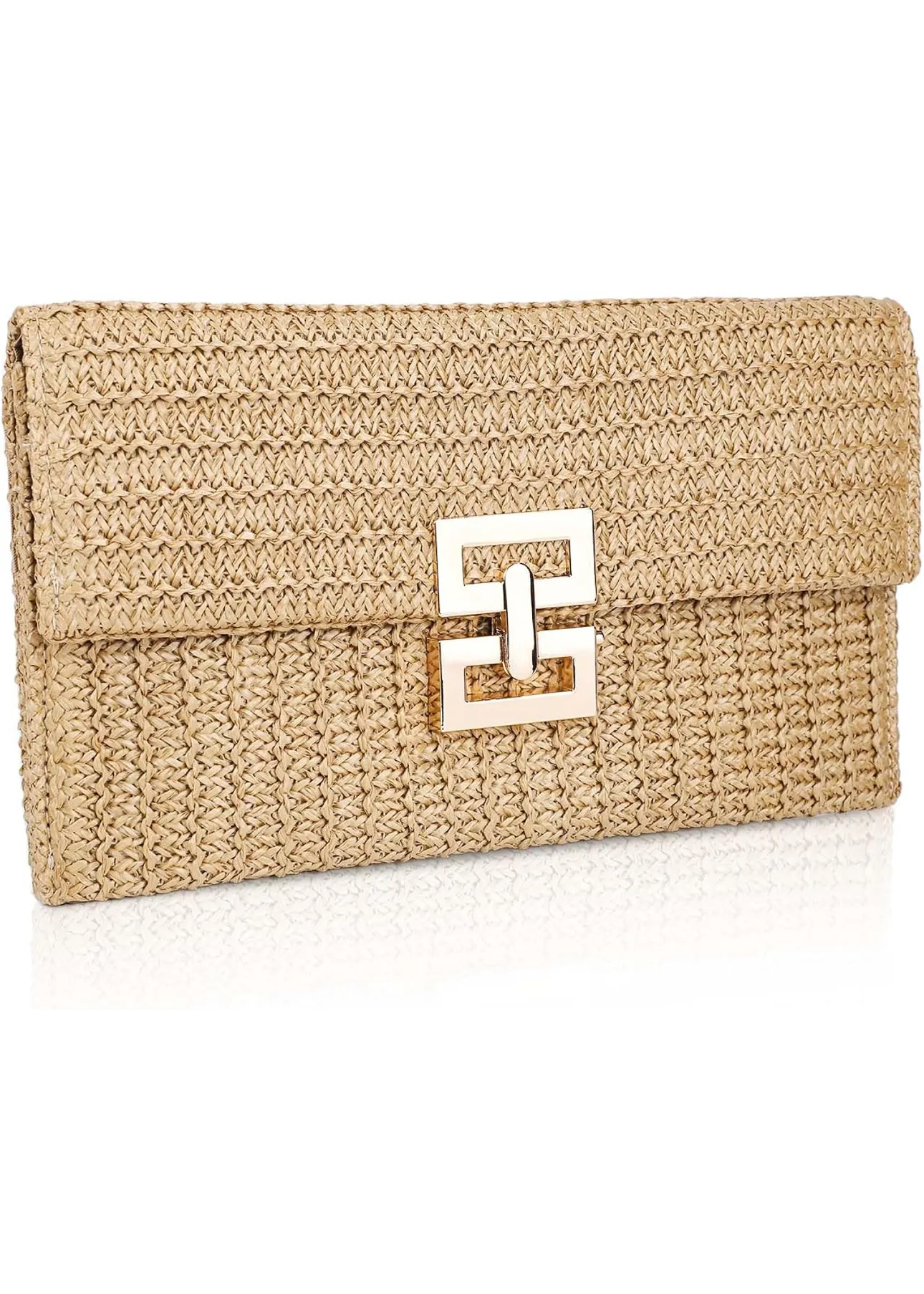 Straw Clutch Bag Hacienda