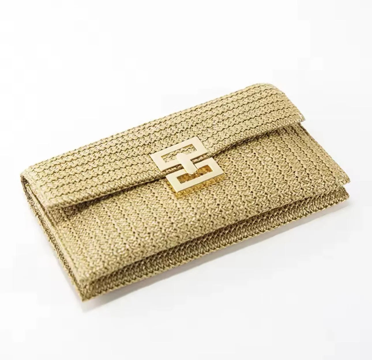 Straw Clutch Bag Hacienda