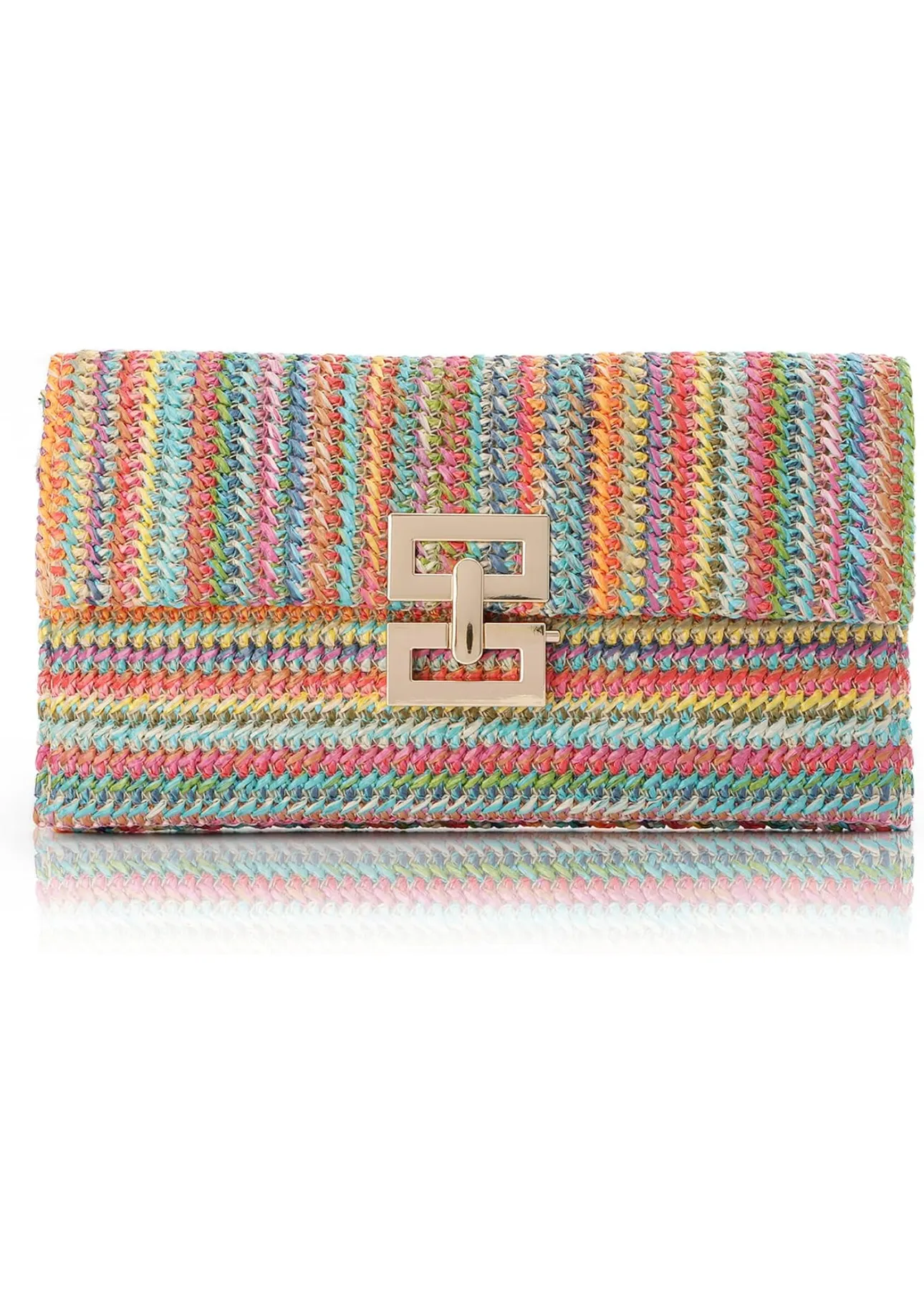 Straw Clutch Bag Hacienda