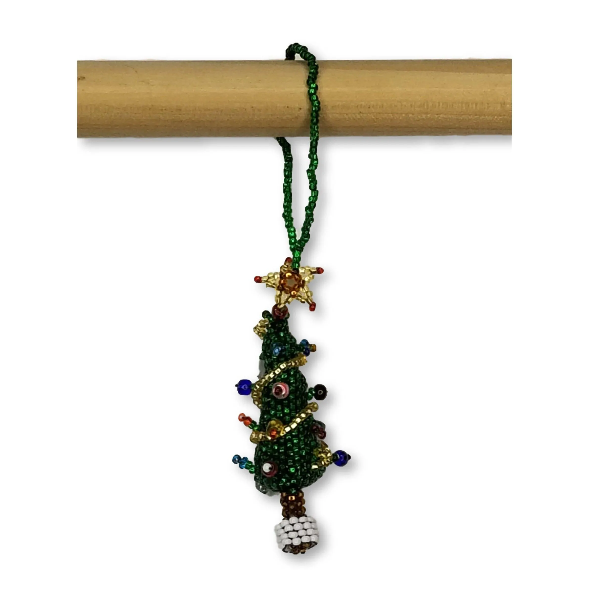 Tree Seed Bead Ornament - Guatemala