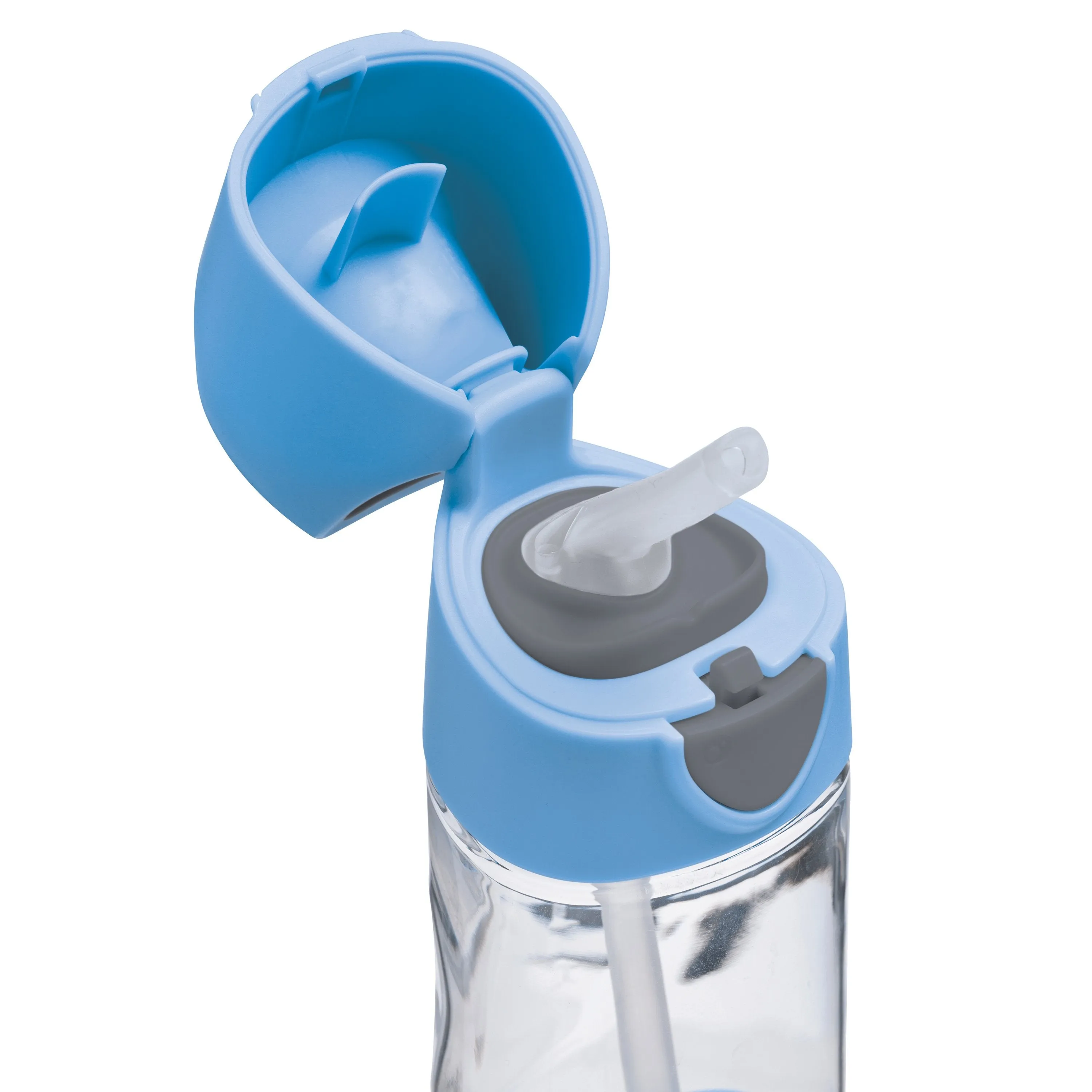 tritan™ drink bottle 450ml - blue slate