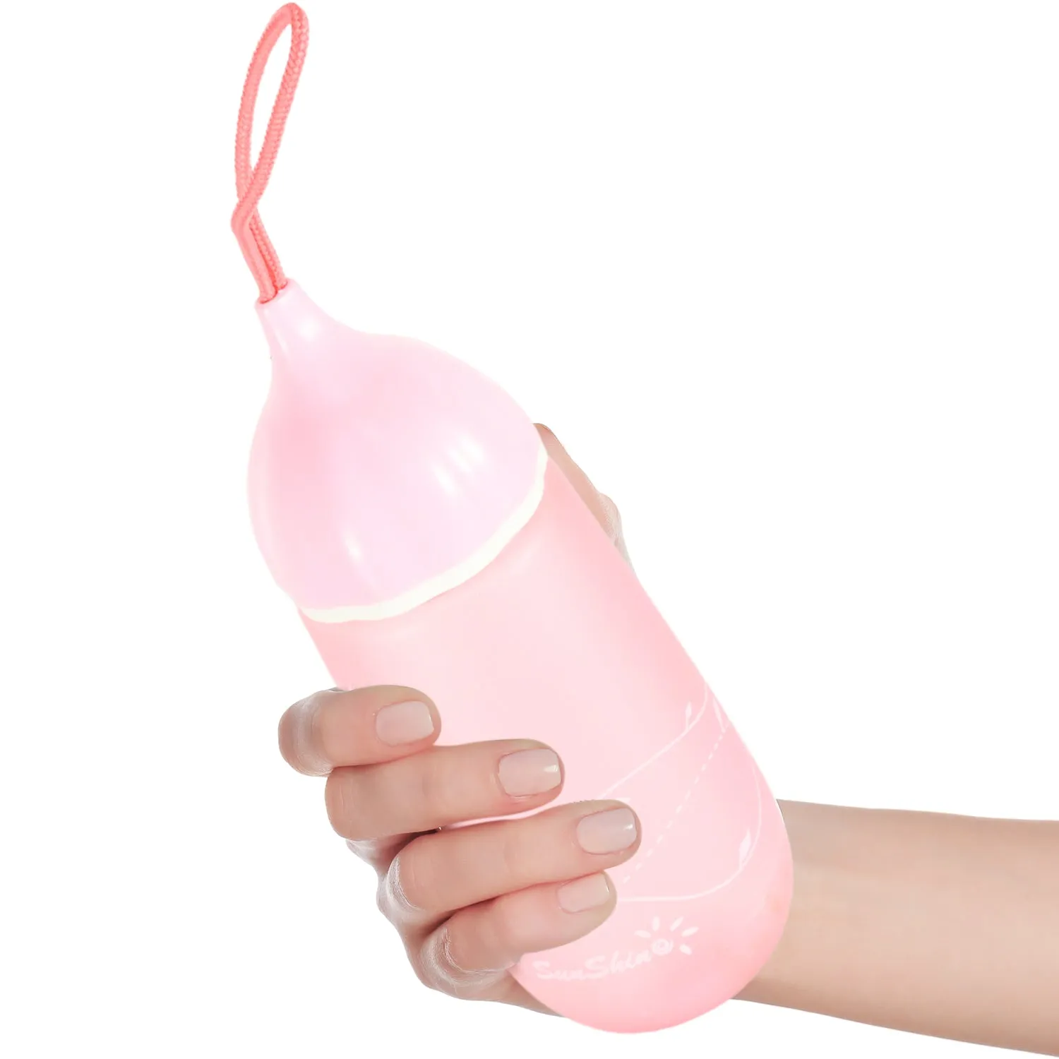 Unique Shape Plastic Water Bottle for Kids, 550 ml