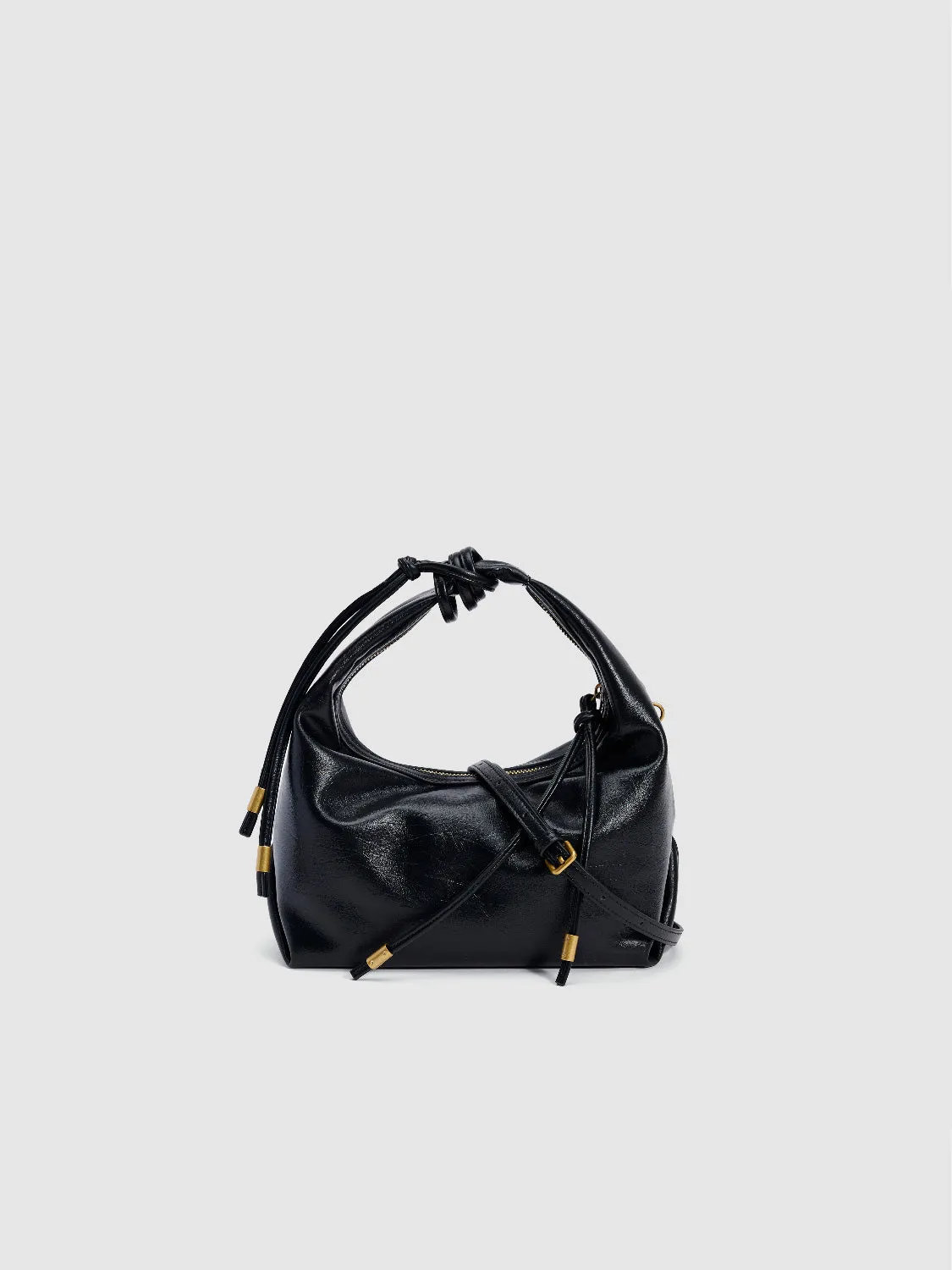Versatile Vegan Leather Shoulder Bag
