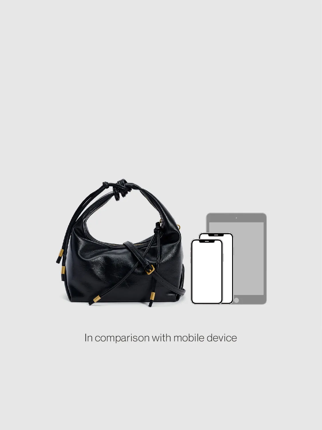 Versatile Vegan Leather Shoulder Bag