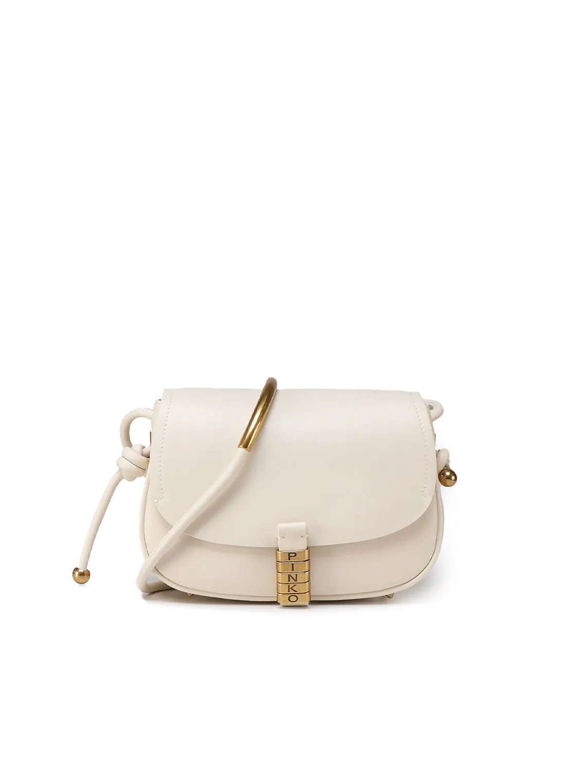 White Leather Shoulder Bag