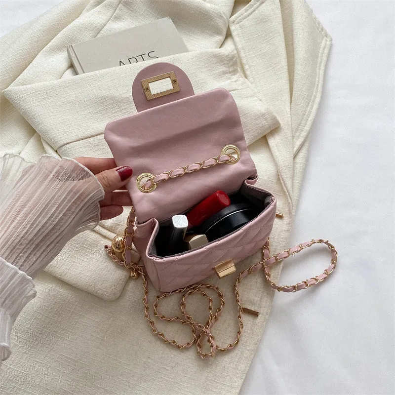 Wholesale Diamond Chain Versatile Shoulder Crossbody Bag