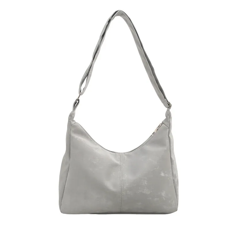 Wholesale Retro Solid Color Versatile Shoulder Bag