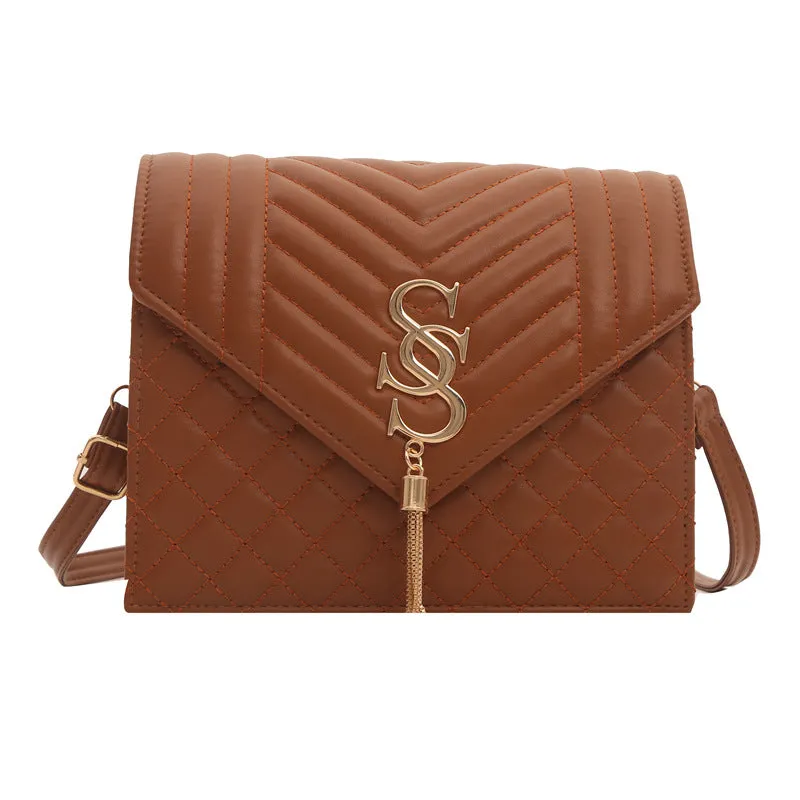 Wholesale Simple and Versatile One-shoulder Crossbody Tassel Underarm Bag