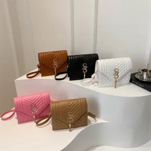 Wholesale Simple and Versatile One-shoulder Crossbody Tassel Underarm Bag