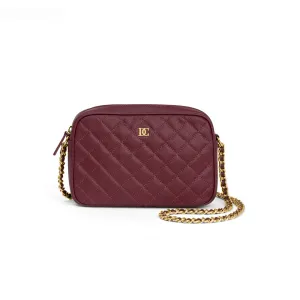 Women Wine Red Crossbody Bag