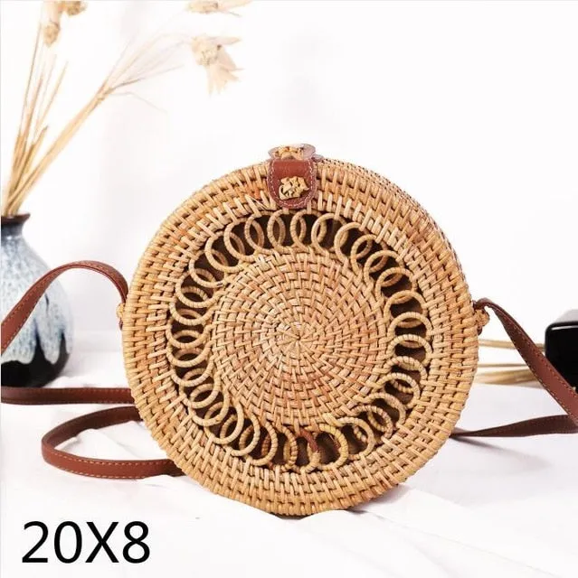 Woven Rattan Bag