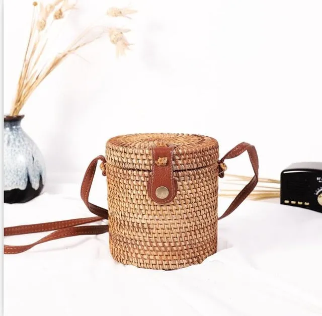 Woven Rattan Bag