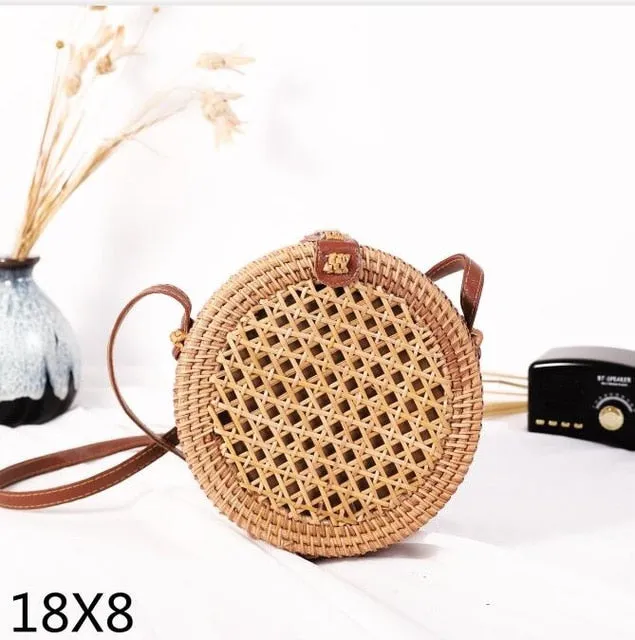 Woven Rattan Bag