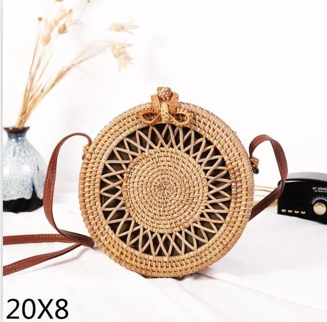 Woven Rattan Bag