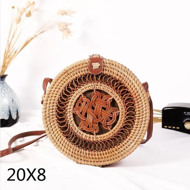 Woven Rattan Bag