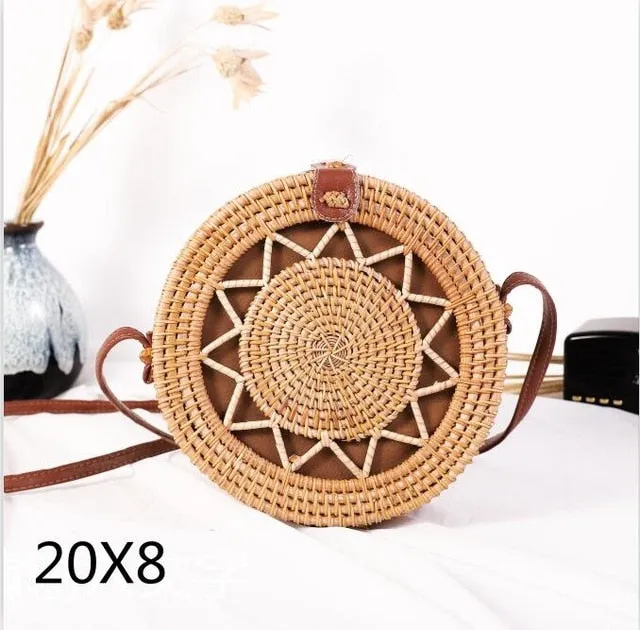 Woven Rattan Bag