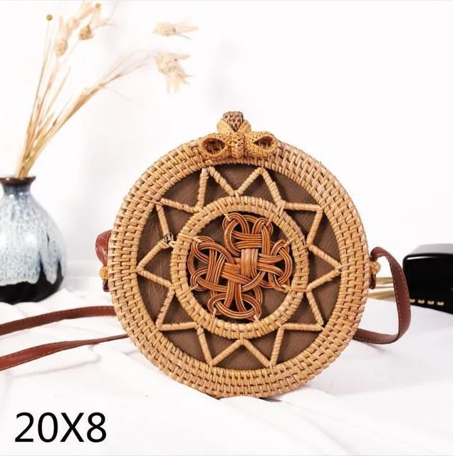 Woven Rattan Bag