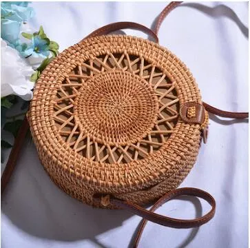 Woven Rattan Bag