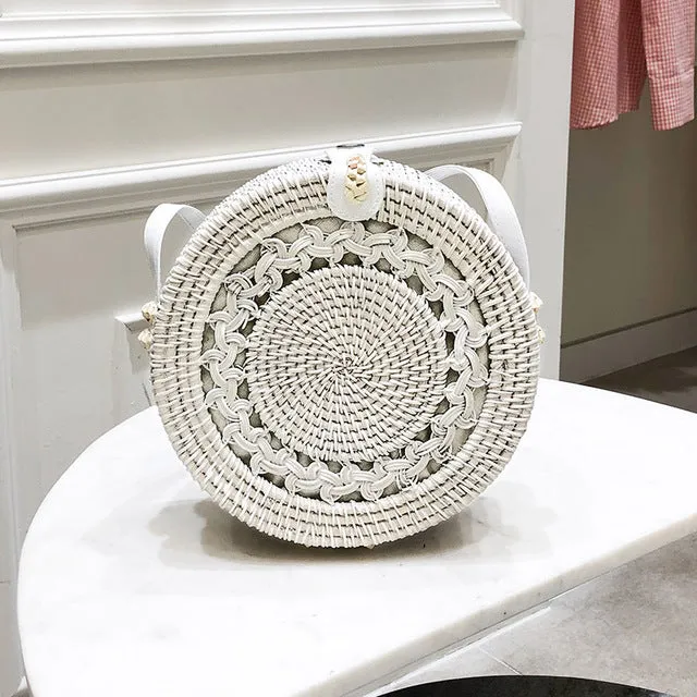 Woven Rattan Bag