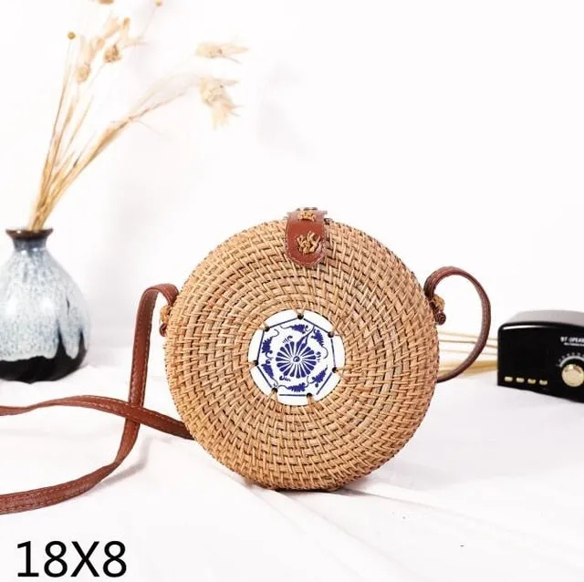 Woven Rattan Bag