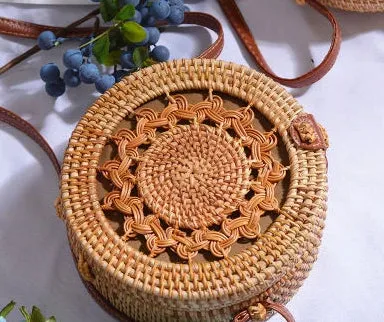 Woven Rattan Bag