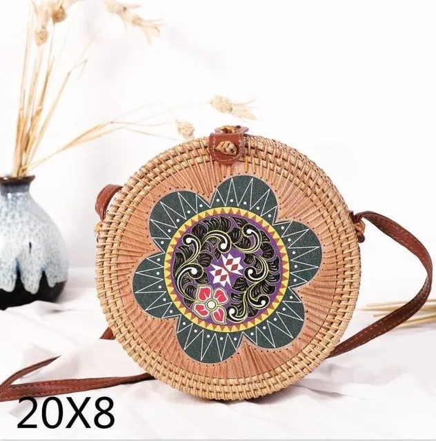 Woven Rattan Bag