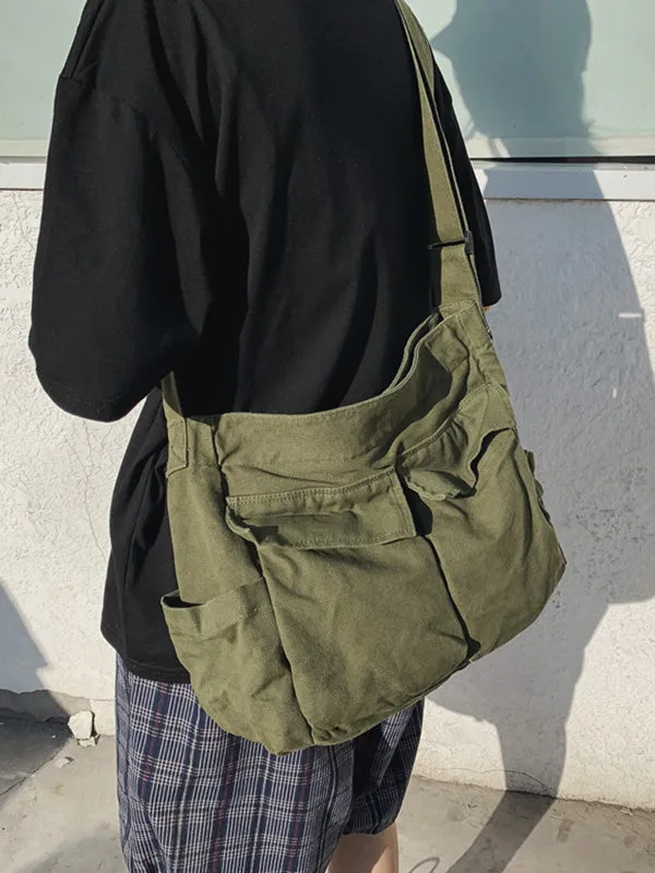 xakxx Simple Solid Color Bags Accessories