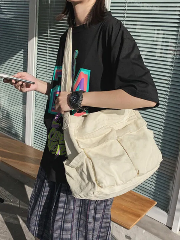 xakxx Simple Solid Color Bags Accessories