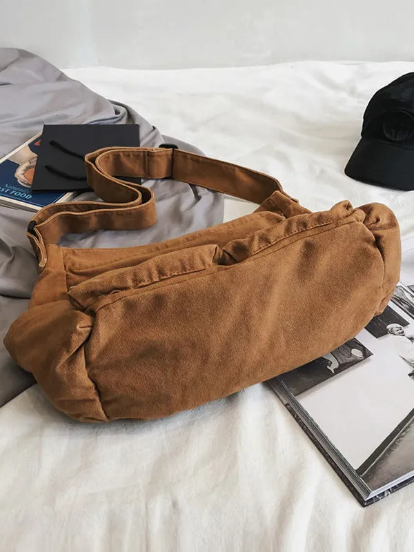 xakxx Simple Solid Color Bags Accessories