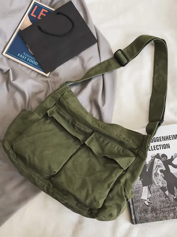 xakxx Simple Solid Color Bags Accessories